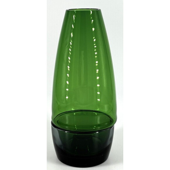 Per Lütken for Holmegaard Glass Hurricanes Green Danish Modern - 7.75" - Picture 2 of 9